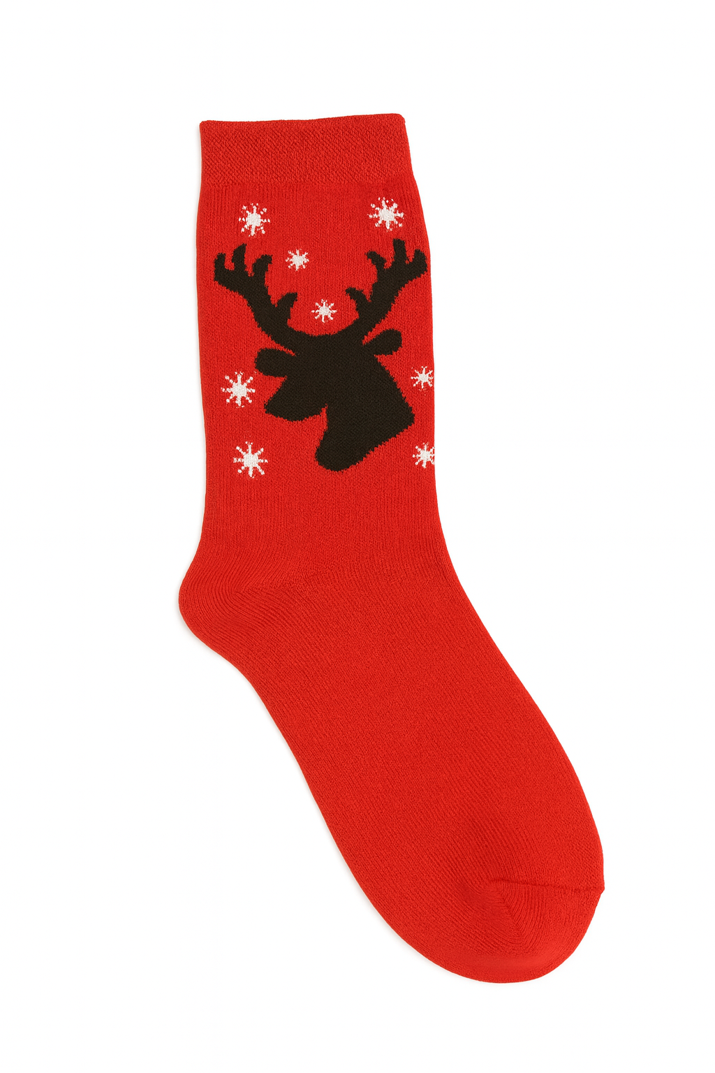 Red Reindeer Socks