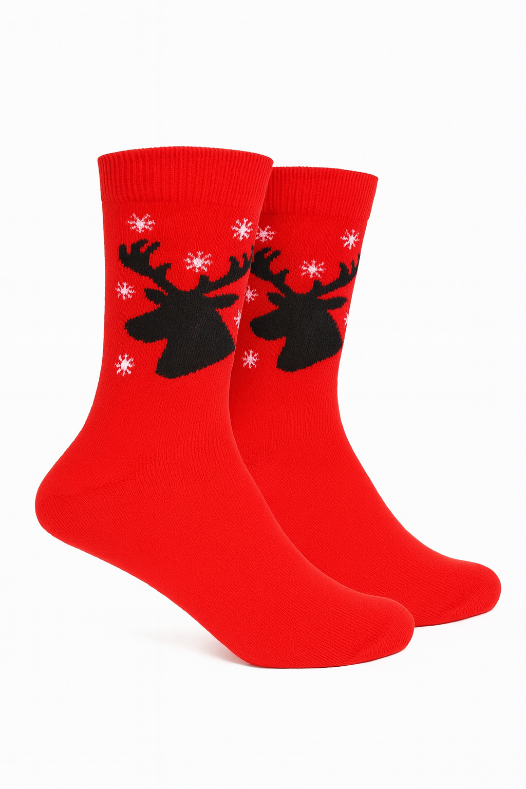 Red Reindeer Socks
