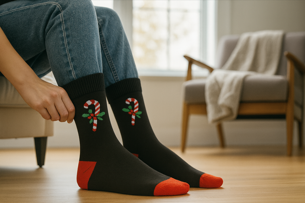 Candy Cane Socks